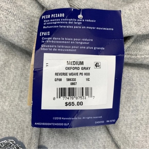 Champion Mens Hoodie Reverse Weave Hoodie Size M - Picture 12 of 12